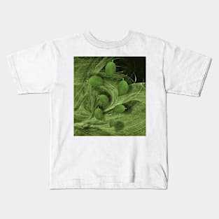 Leaves blowing in the wind Kids T-Shirt